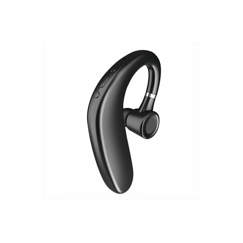 (Black) Single Earhook Bluetooth 5.0 Wireless Earphone Stereo Business Ipx5 Waterproof Dsp Intelligent Noise Reduction Hd Call Headset Black 6112212044230