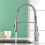 (Black) Stainless Steel Kitchen Pull-Down Spray Sink Faucet Pull Out LED Mixer Tap 5