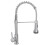 (Black) Stainless Steel Kitchen Pull-Down Spray Sink Faucet Pull Out LED Mixer Tap 6