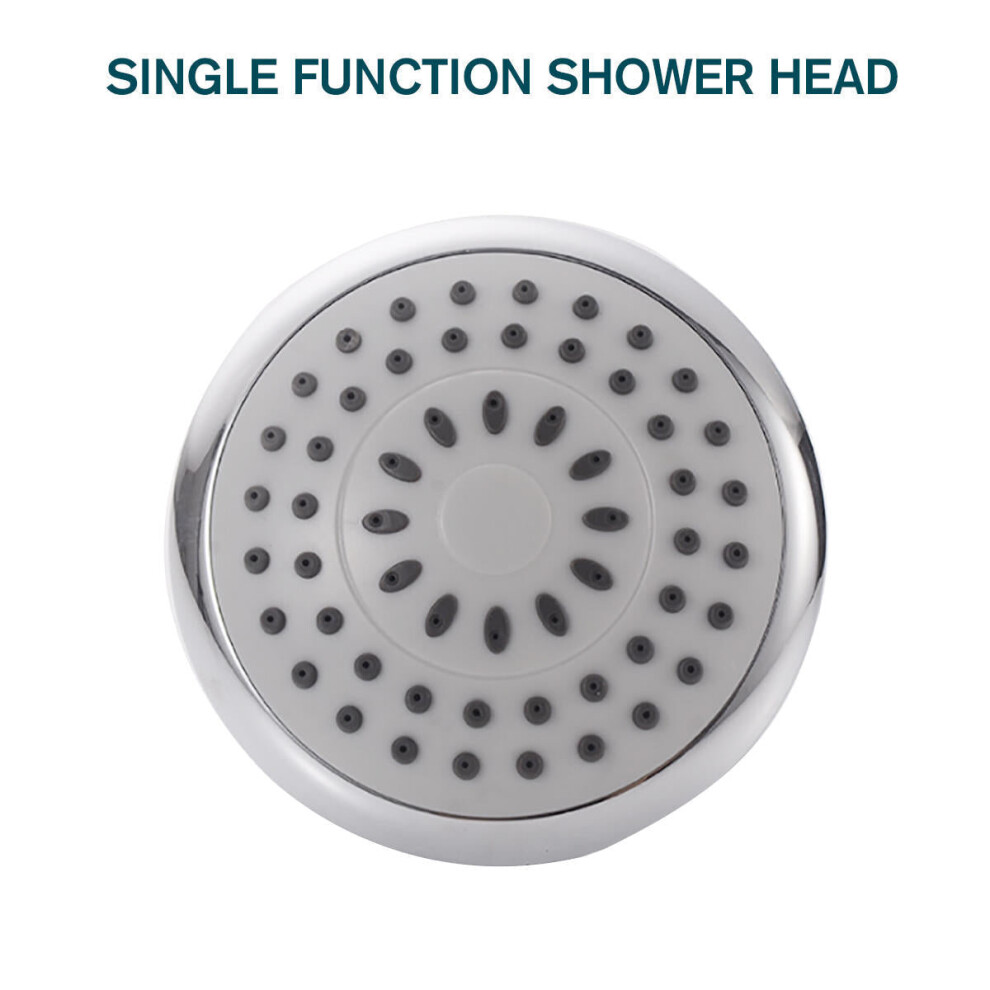 (Single Function Shower Head) Chrome Faucet Single/3 Function Shower Head High Pressure Swivel Water Saving Showerhead