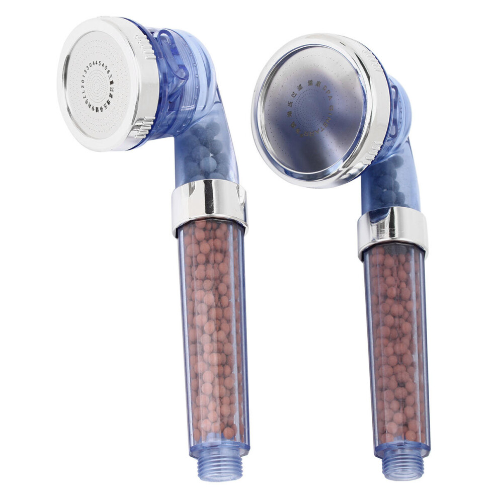 (L) Bathroom High Pressure Shower Head Sprayer Handheld Rainfall Water Saving Spa Showerhead 3654659421692