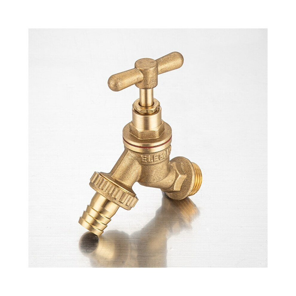 1/2 Inch Brass Slow-closing Faucet Ton Barrel Joint Accessories Outlet Water Tap Valve For Garden Irrigation