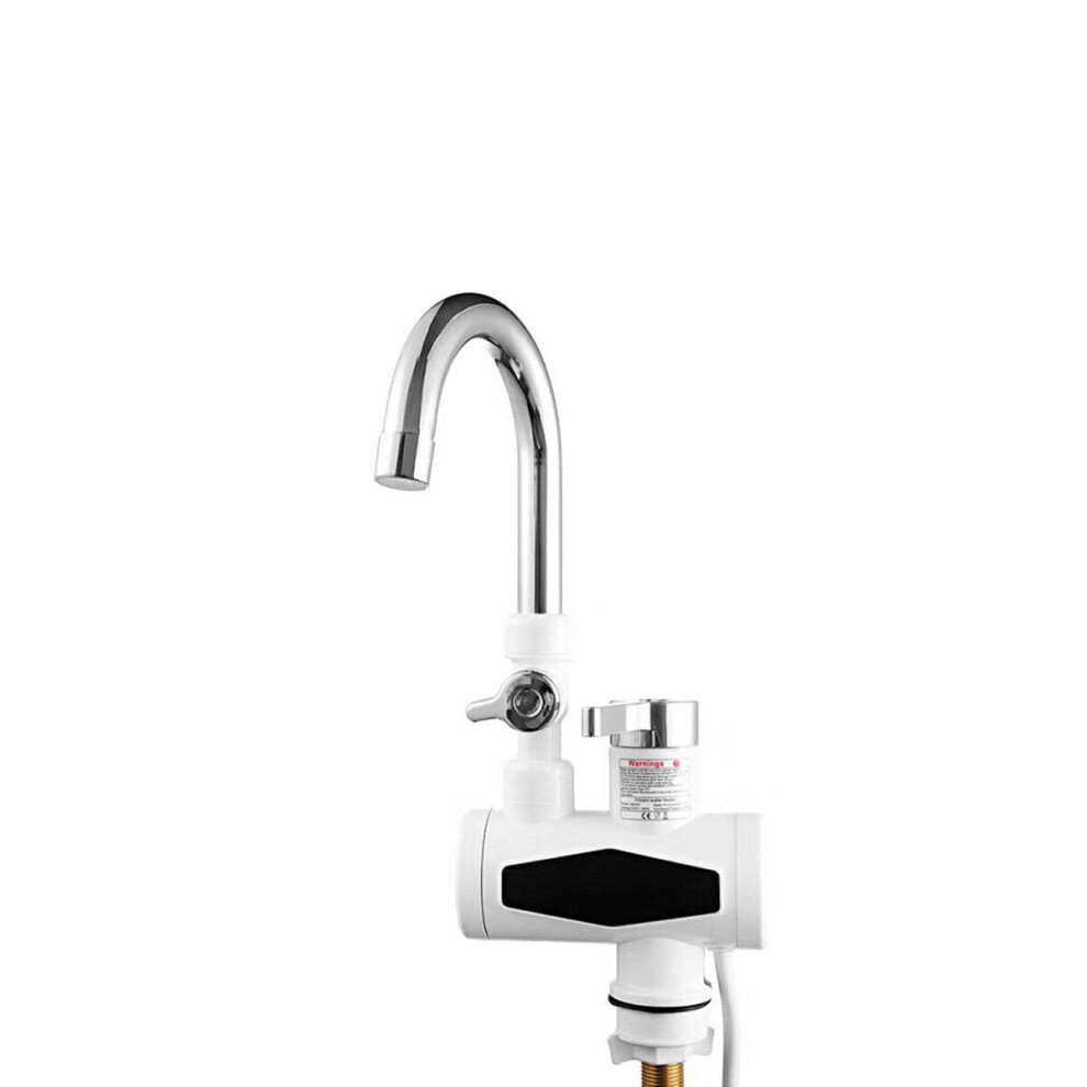 (#1) 220V Electric Faucet Tap Hot Water Heater Instant For Home Bathroom Kitchen Boat