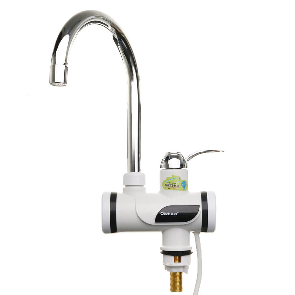 220V 3000W Instant Electric Heating Tap Hot Water Faucet With Leakage Protection Plug 3654659390943