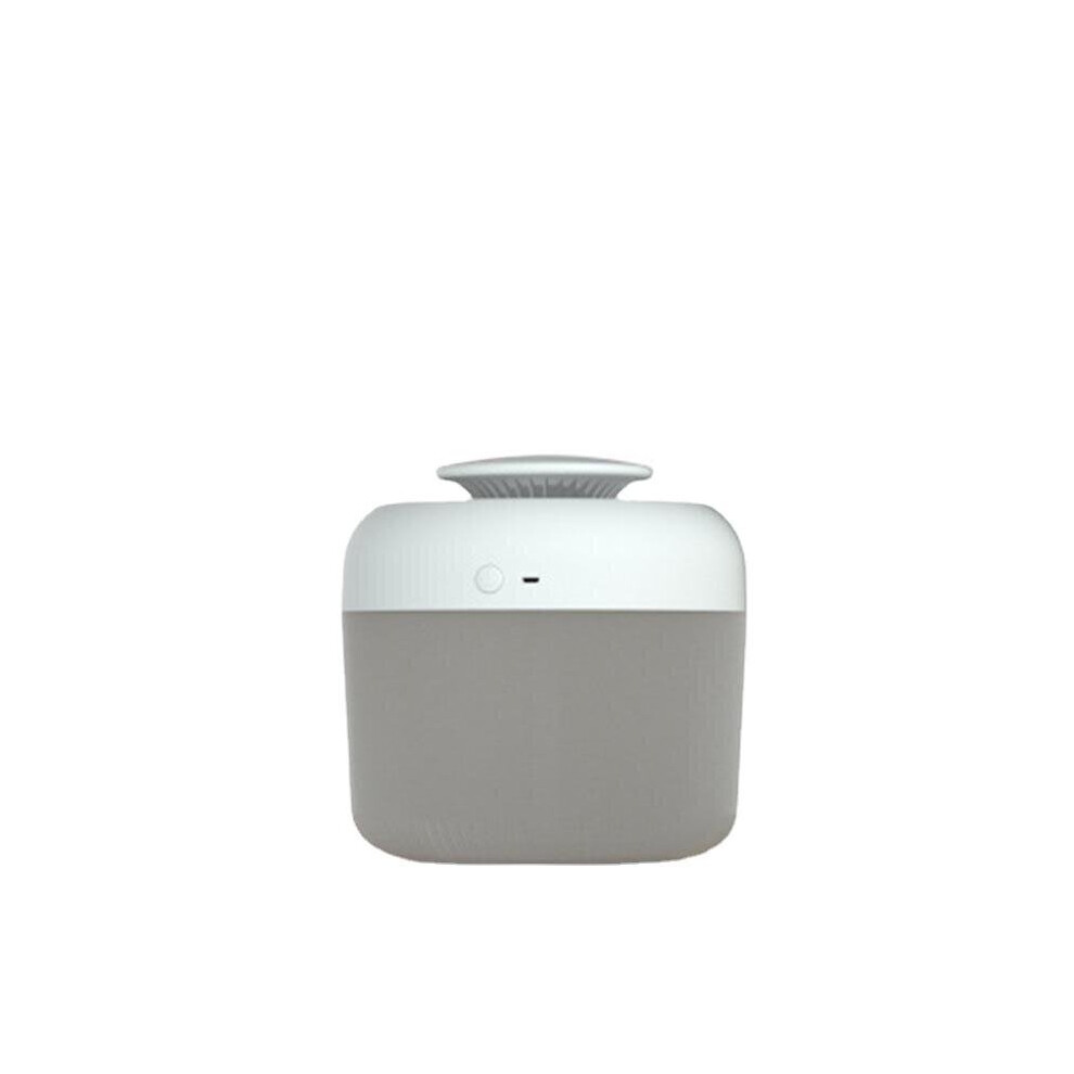 (White) 2.4L Ultrasonic Air Humidifier With LED Light Large Capacity USB Rechargeable Fragrance Diffusers Fogger Home Office