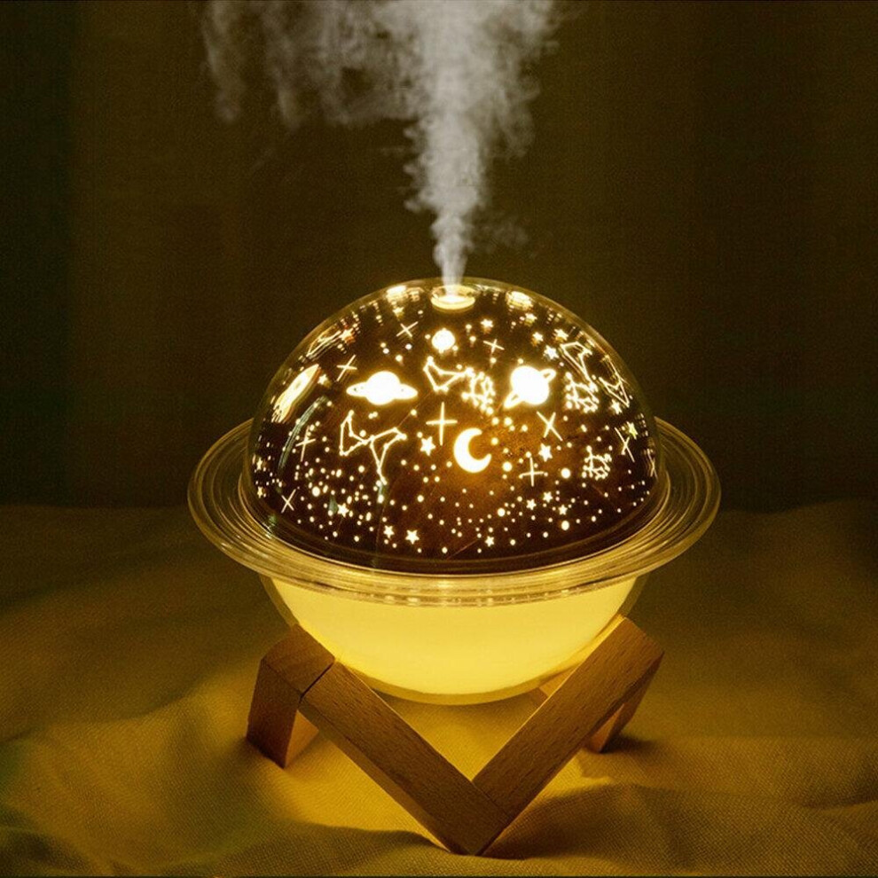 (Sky) 250ml Portable LED Night Light Projection Humidifier Mist Maker 4 Gears Light 2 Spray Mode Mute Nano Spray Humidificadores Diffuser-image-OPC-P8ZZ9PK-NEW