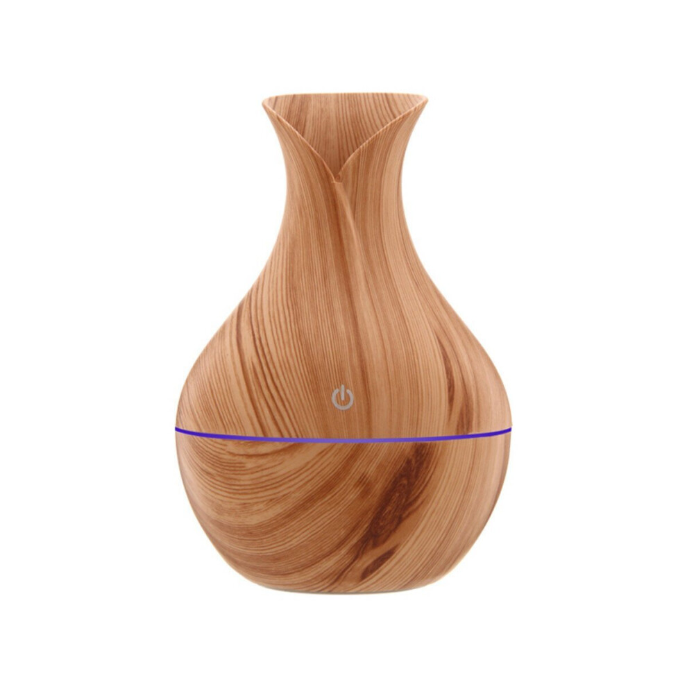 (White) 300ml Electric Ultrasonic Air Mist Humidifier Purifier Aroma Diffuser 7 Colors LED USB Charging for Bedroom Home Car Office