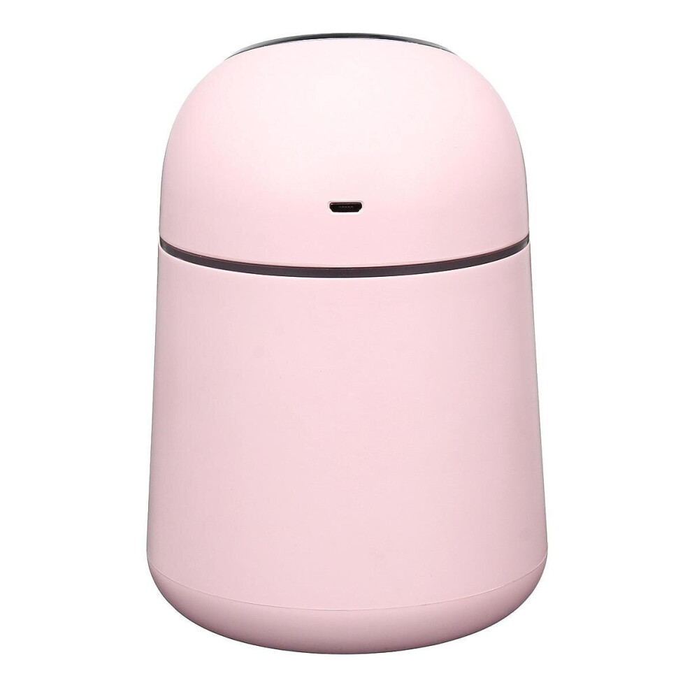 (Pink) 4 In 1 330ML Ultrasonic Air Humidifier USB Fan LED Light Cool Mist Aroma Oil Diffuser