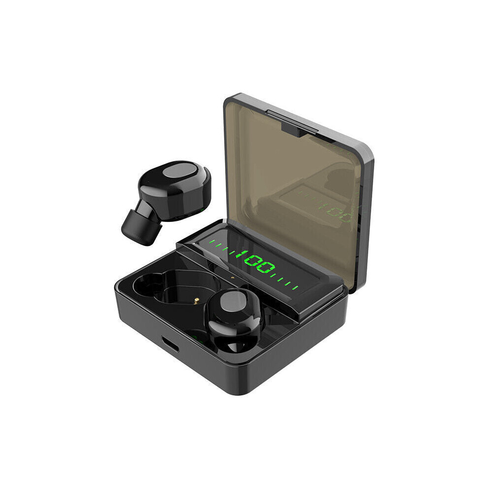 Tws Button Control Wireless Bluetooth 5.0 Earphone Hifi Bass Sports Handsfree Headset With Mic 2000Mah Led Display Charging Box 6112212047125