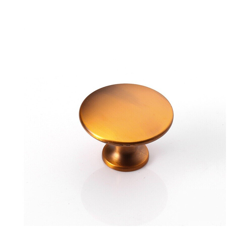 (2) Modern Cupboard Pull Drawer Knobs Zinc Alloy Furniture Wardrobe Round Handle Pulls