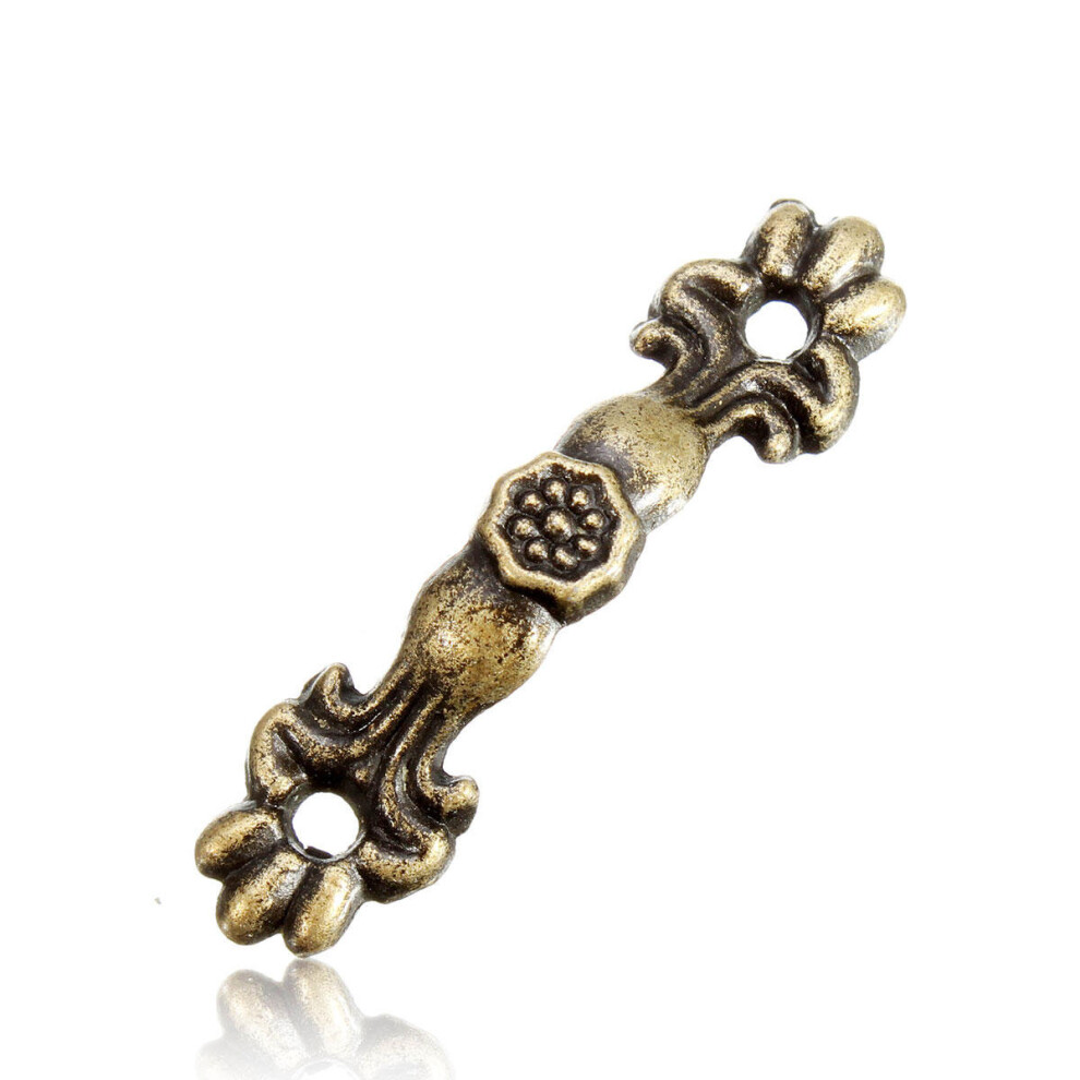 10Pcs Bronze Zinc Alloy Drawer Cabinet Handle Knob Furniture Hardware Pull Handle With Screws 3654659459879