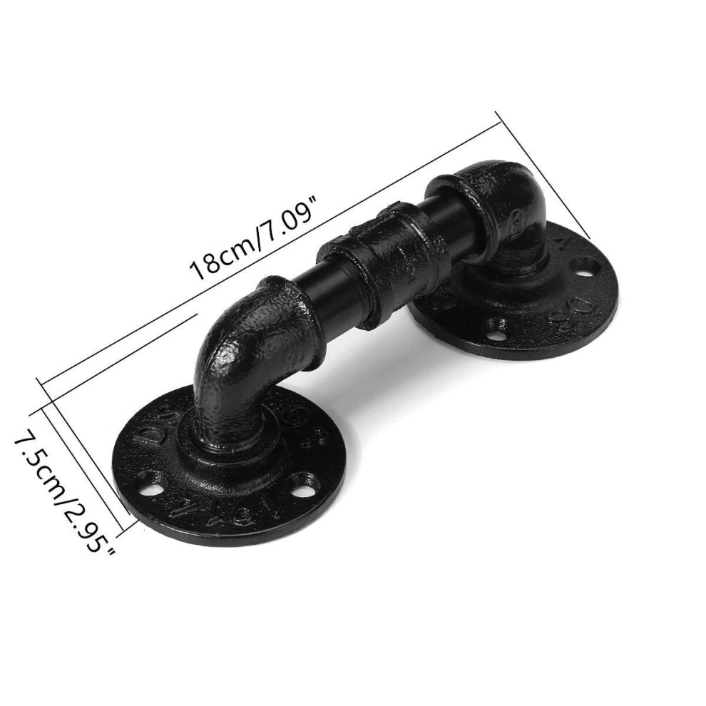 (18x7.5cm) 5 Patterns Retro Iron Door Handle Furniture Dresser Drawer Pulls Knob Cupboard Cabinet