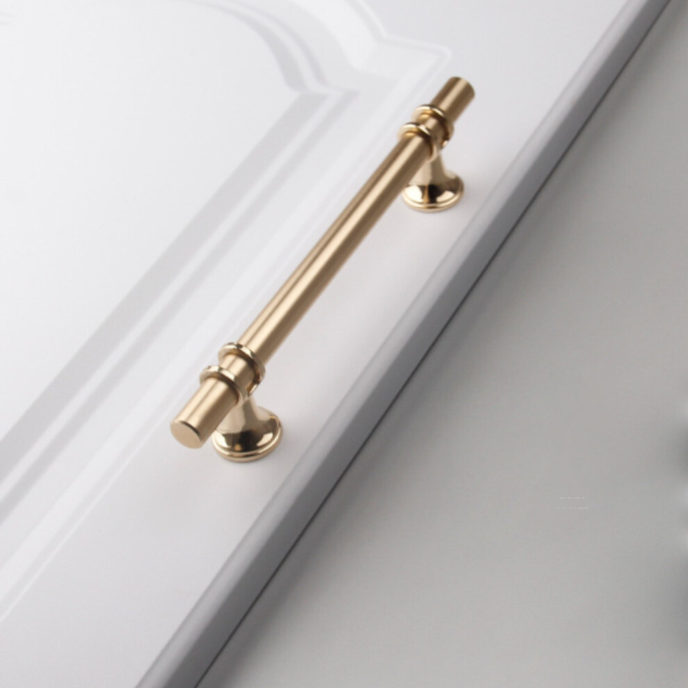(Gold, #E) 2Pcs Nordic Style Cabinet Handle Solid Door Pulls For Drawers Wardrobes Cupboard Shoe Cabinets 3654659279781