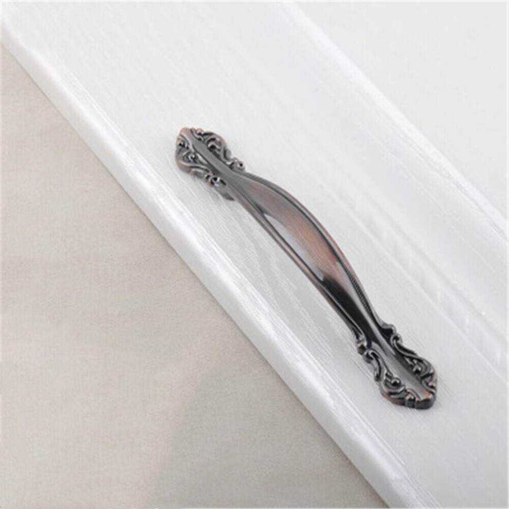 (96Mm Green Bronze) Thickened Solid Small Handle European Style Cabinet Simple Wardrobe Drawer Single Hole Alloy 6112212024157