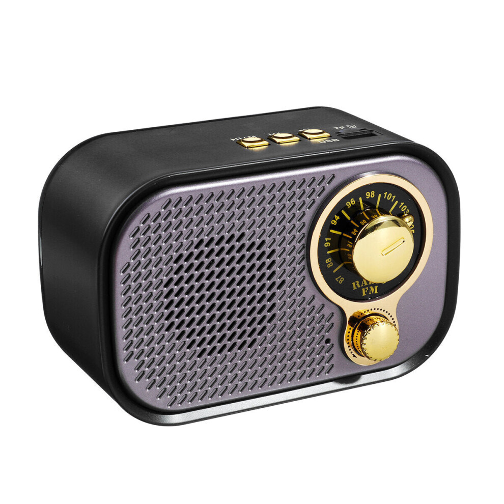 Dc 5V 5W Fm Radio Bluetooth Aux Speaker Usb Tf Card Mp3 Music Player 6112211858005