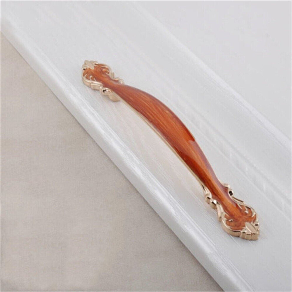 (128Mm Amber Red) Thickened Solid Small Handle European Style Cabinet Simple Wardrobe Drawer Single Hole Alloy 6112212024072