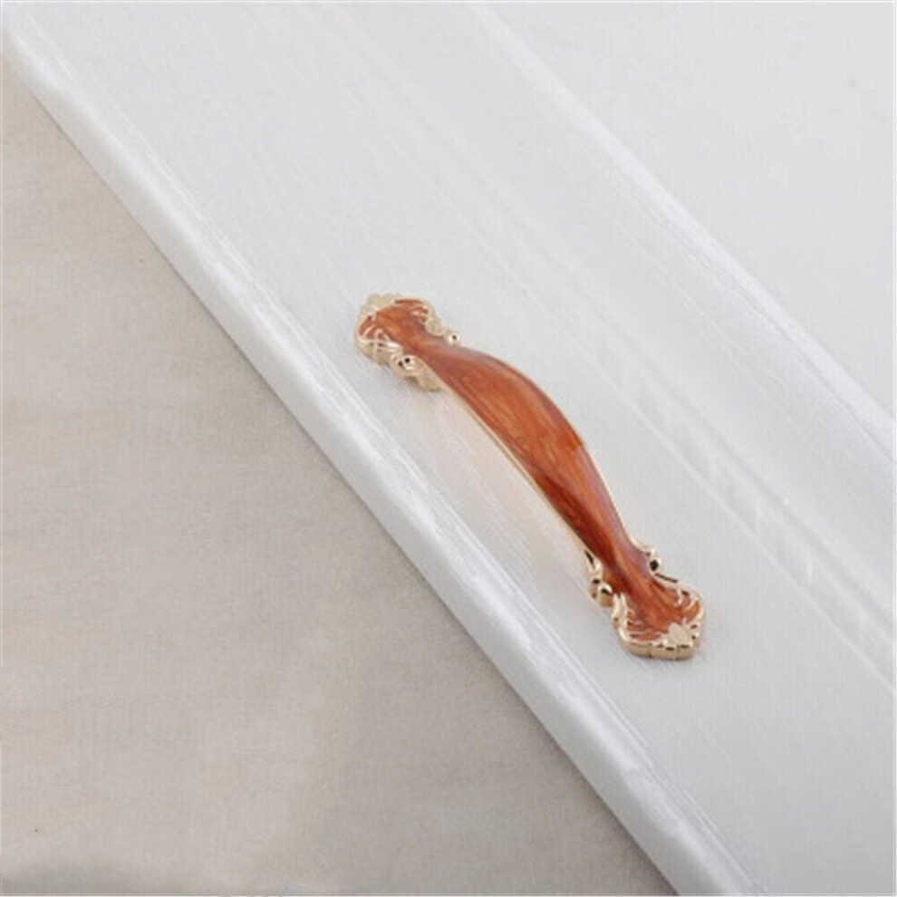 (64Mmâ Amber Red) Thickened Solid Small Handle European Style Cabinet Simple Wardrobe Drawer Single Hole Alloy 6112212024225
