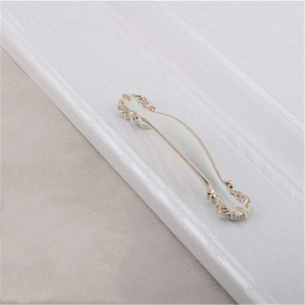 (64Mm Ivory White) Thickened Solid Small Handle European Style Cabinet Simple Wardrobe Drawer Single Hole Alloy 3654659408761