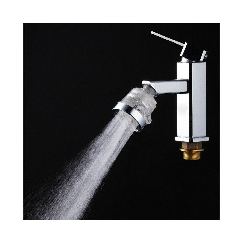 360 Rotate Tap Bubbler Filter Aerator Water Saving Device Kitchen Bathroom Faucet Extender Fitting ABS