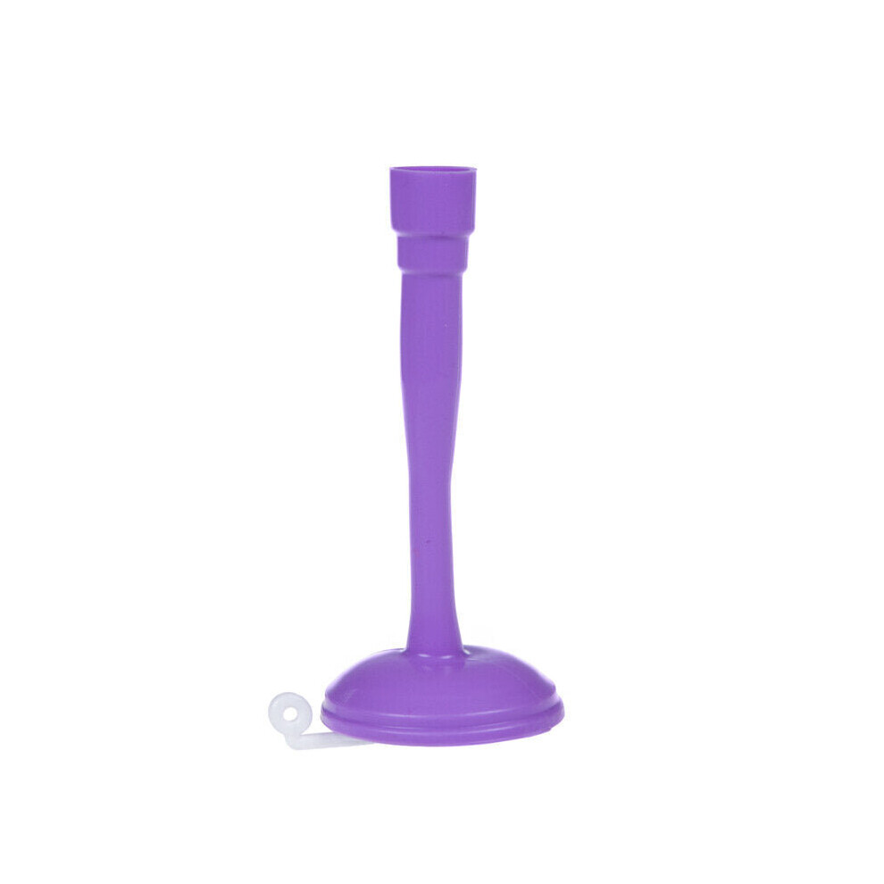 (Purple) Plastic Adjustable Tap Water Saving Multi-Function Bathroom Bath Splash Shower Head