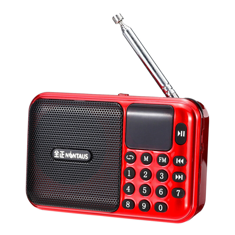 5V 3W Portable Usb Radio Fm Mp3 Memory Card U-Disk Speaker Player 6112211856803