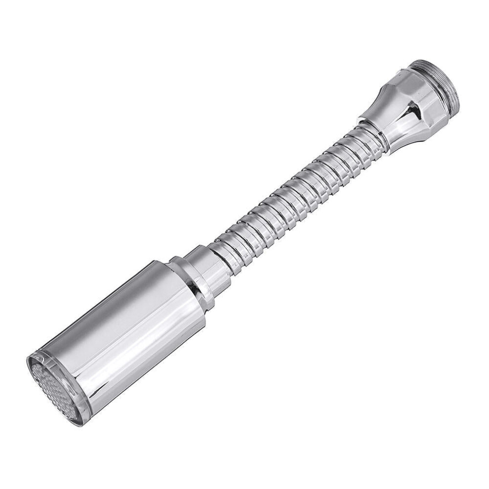 (Single Red) 360 Rotation LED Faucet Tap Heads Aerators Water Powered 7 Colors Quick/Slow Flashing