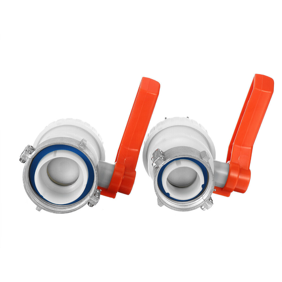 (62mm) 75mm/62mm Replacement Tank Butterfly Valve Tap Water Container Mauser Connector Fittings
