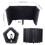 microphone Isolation Shield 5-Panel Wind Screen Foldable 3/8" and 5/8" Threaded High Density Absorbing Foam for Recording Studio 5