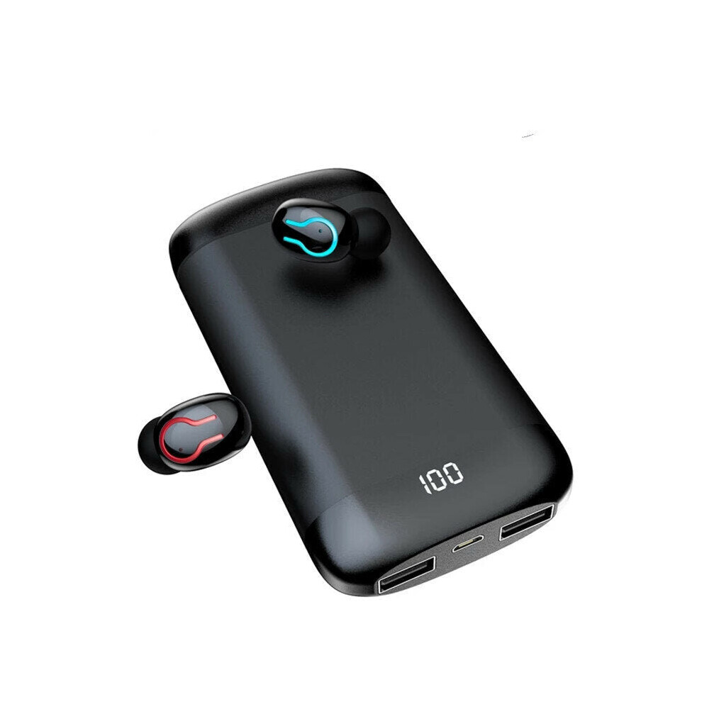 Tws Bluetooth Headset Bt5.0 Wireless Headphone 6000Mah Long Life Hifi Stereo Powerful Bass Low Latency Earphone With Mic 6112212046586