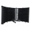 microphone Isolation Shield 5-Panel Wind Screen Foldable 3/8" and 5/8" Threaded High Density Absorbing Foam for Recording Studio 2