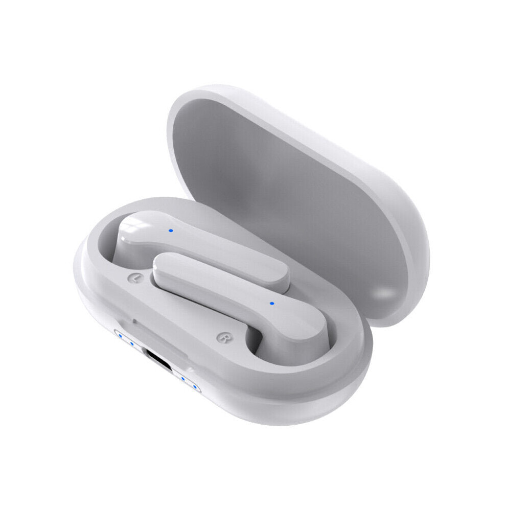 (White) Tws Earbuds Bluetooth 9D Stereo Earphones Headset Wireless Headphones With Mic For Smart Phone White 6112212053256
