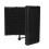 5 Panel Foldable Studio Microphone Isolation Shield Recording Sound Absorber Foam Support Bracket 8