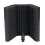 Portable Foldable Metal Microphone Isolation Shield Studio Recording Reflector 2