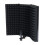 Portable Foldable Metal Microphone Isolation Shield Studio Recording Reflector 7