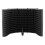 57.5 x 28cm Foldable Adjustable Studio Recording Microphone Isolator Sound Absorbing Foam Panel Mic Isolation Shield Stand Mount 5