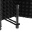 Foldable Microphone Acoustic Isolation Shield Foams Studio Three-door Noise Enclosure Panel Filter 9