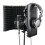 57.5 x 28cm Foldable Adjustable Studio Recording Microphone Isolator Sound Absorbing Foam Panel Mic Isolation Shield Stand Mount 1