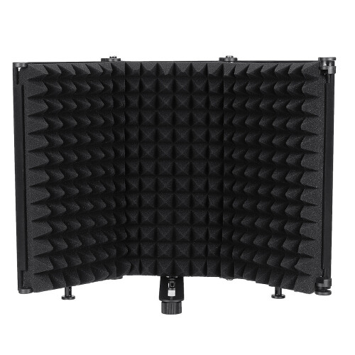 Soundproof Studio Microphone Isolation Shield Filter Vocal Record Sponge Panel