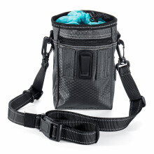 (Blue) Dog Training Walking Pet Cat Pouch Waist Belt Storage Bag Dispenser