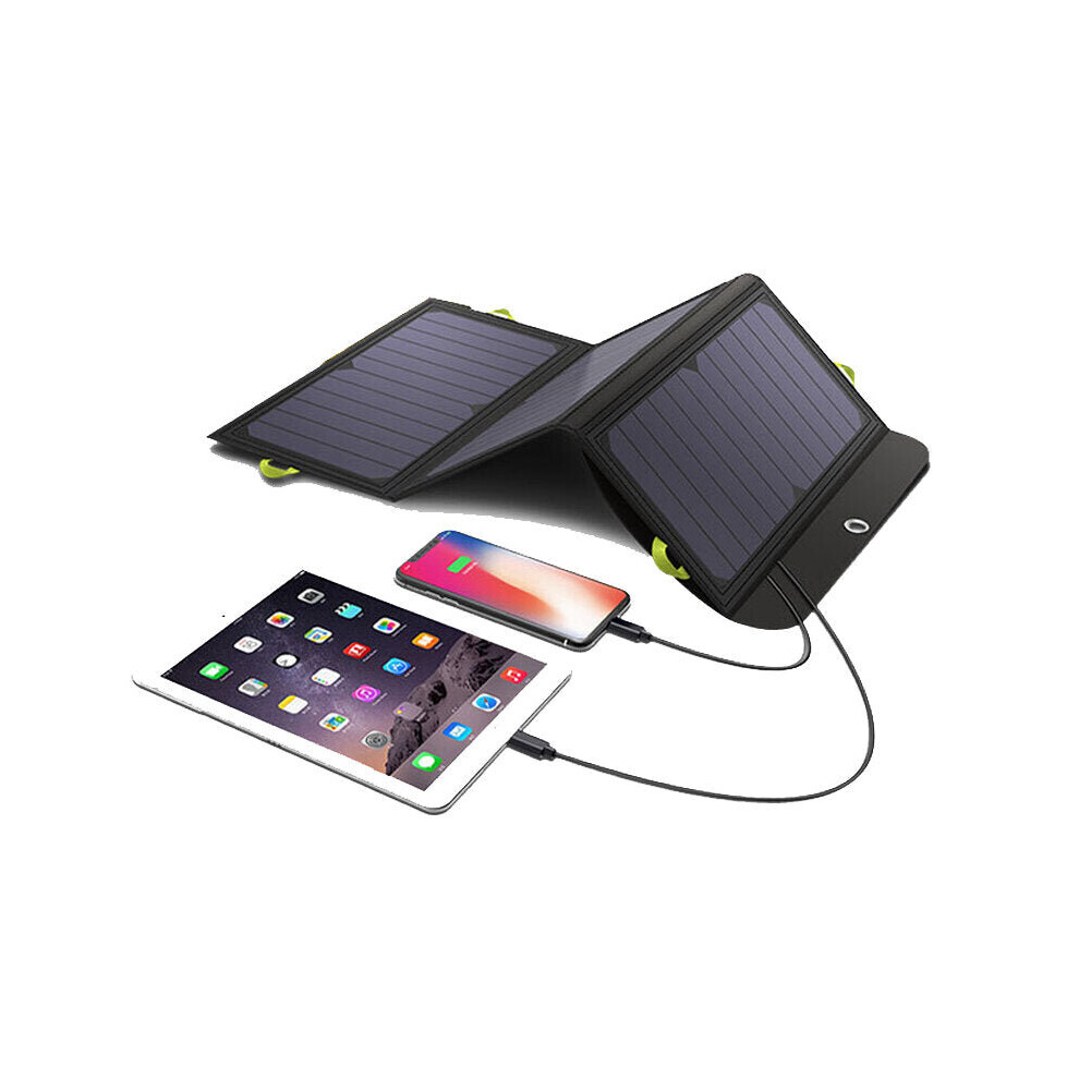 5V 15W Solar Charger with 10000mAh Battery 3 USB Ports PD 18W Fast Charge SunPower Solar Panel Power Bank For Outdoor Camping