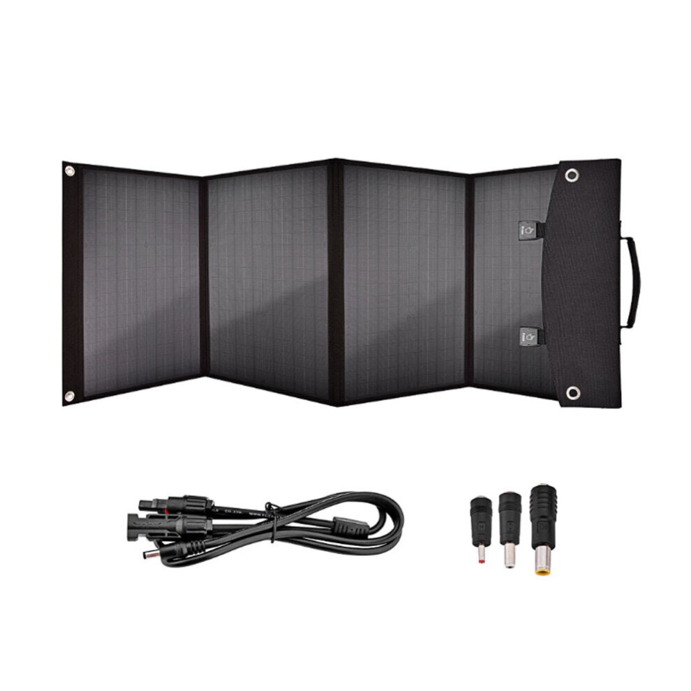 100W Folding Solar Panels 3 Usb+Dc Waterproof Solar Monocrystalline Silicon Board Power Bank Solar Charger Bag 3654657501792