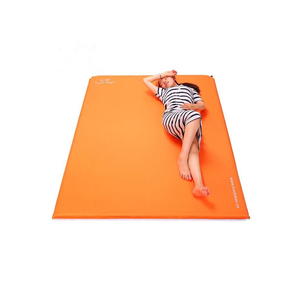 Self-Inflating Outdoor Air Mattresses Moisture-proof Camping Sleeping Pad Orange