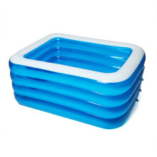 (4 Layers: 200x150x72cm) PVC 3/4 Layers Inflatable Swimming Pool Camping Garden Ground Pool