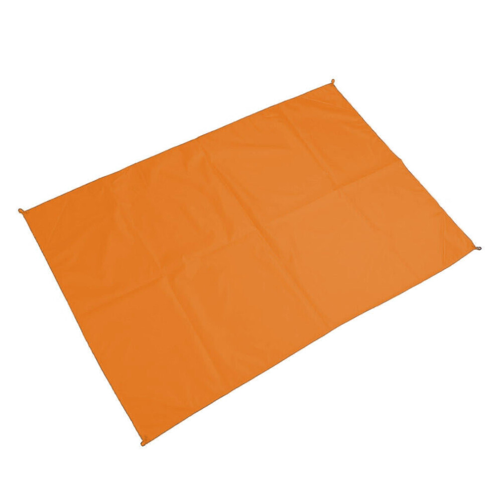 (Orange) 145 x 150cm Waterproof Beach Mat Portable Camping Picnic Mat Baby Climb Ground Mat Sleeping Mat