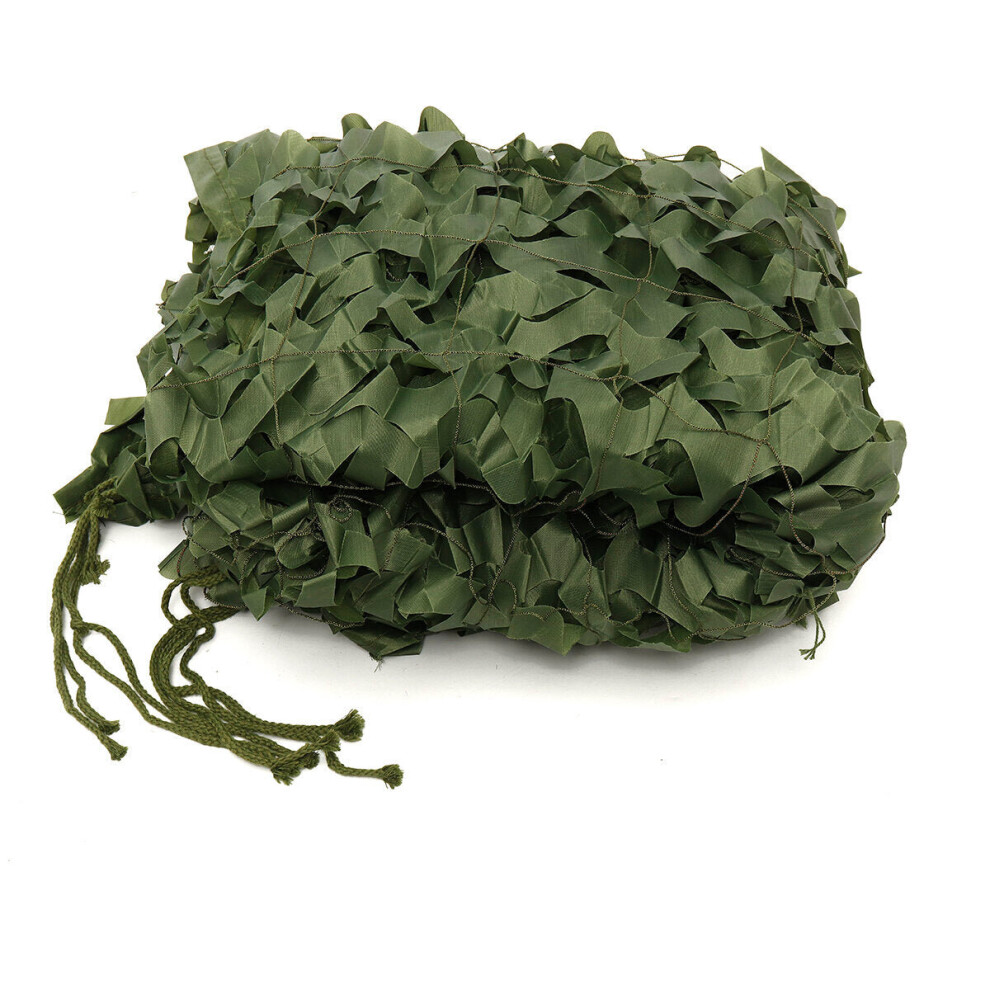 (Army Green, 2mÃ3m) Camouflage Army Green Trap Net Military Hunting Trap Woodland Leaves Sunshade Net