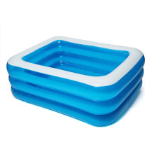 (3 Layers: 200x150x60cm) PVC 3/4 Layers Inflatable Swimming Pool Camping Garden Ground Pool