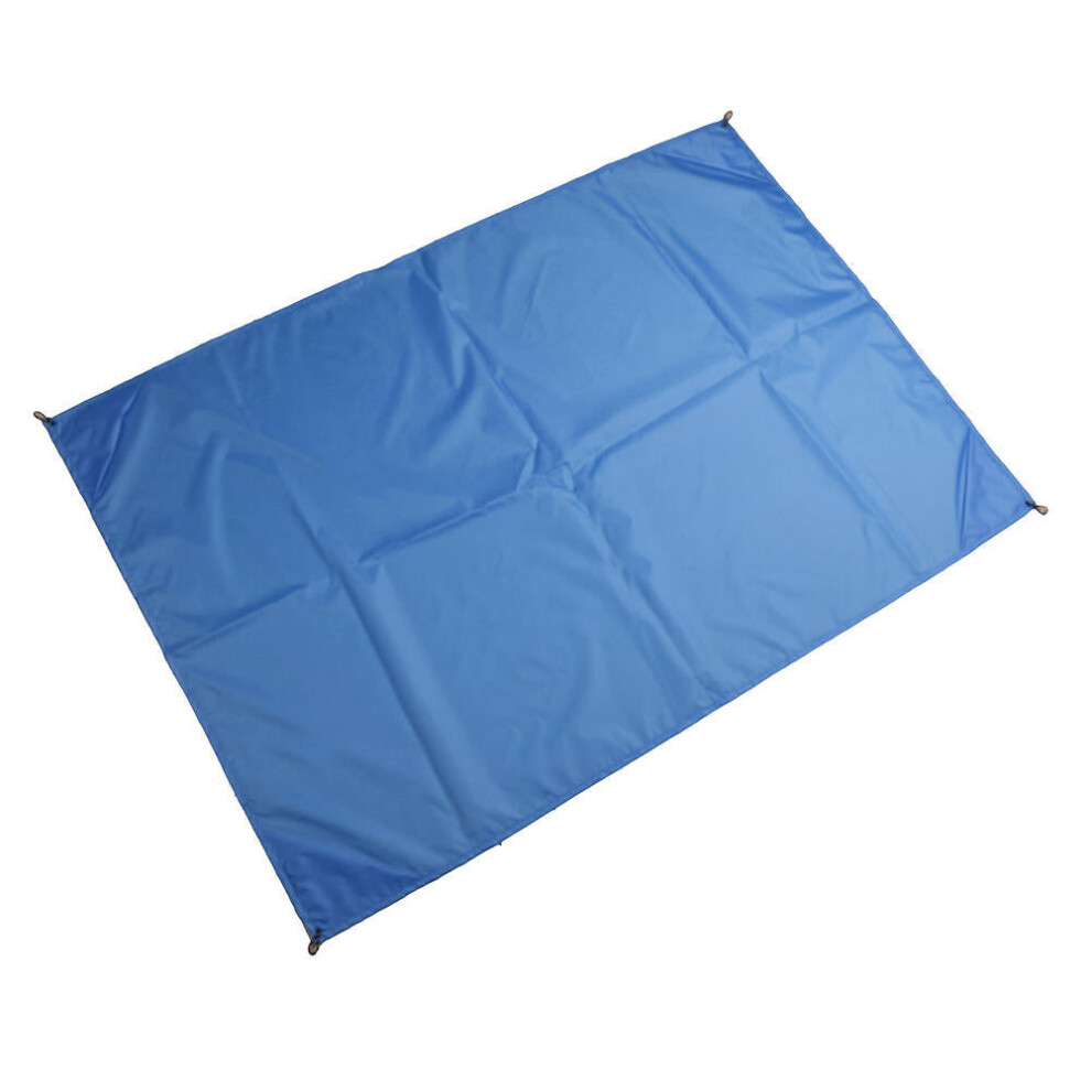 (Blue) 145 x 150cm Waterproof Beach Mat Portable Camping Picnic Mat Baby Climb Ground Mat Sleeping Mat