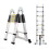 Multi-Purpose 5M Aluminium Portable Telescopic Folding Ladder A-Frame 4