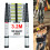3.2M Telescopic Loft Ladder Collapsible Step Ladders Securing Bolt 5