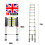 3.2M Telescopic Loft Ladder Collapsible Step Ladders Securing Bolt 1